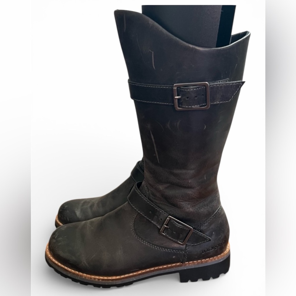 Patagonia Tin Shed Rider Boots In Forge Gray Size 7.5 - Picture 3 of 13